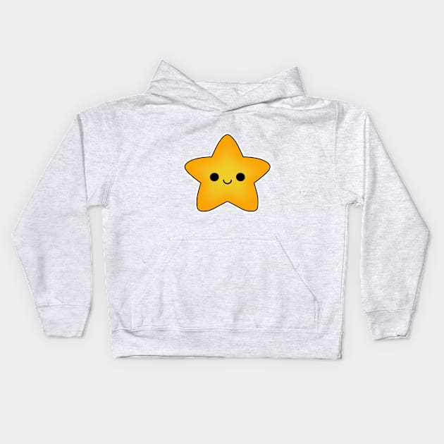 Smiling Star Kids Hoodie by steviezee